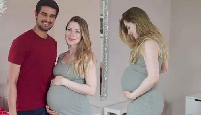 Dhruv Rathee Juli Pregnancy Baby Bump