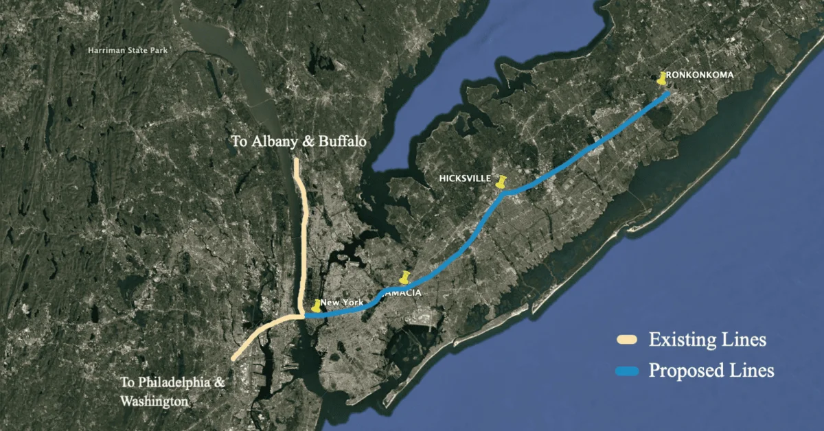 Amtrak Long Island to New Jersey