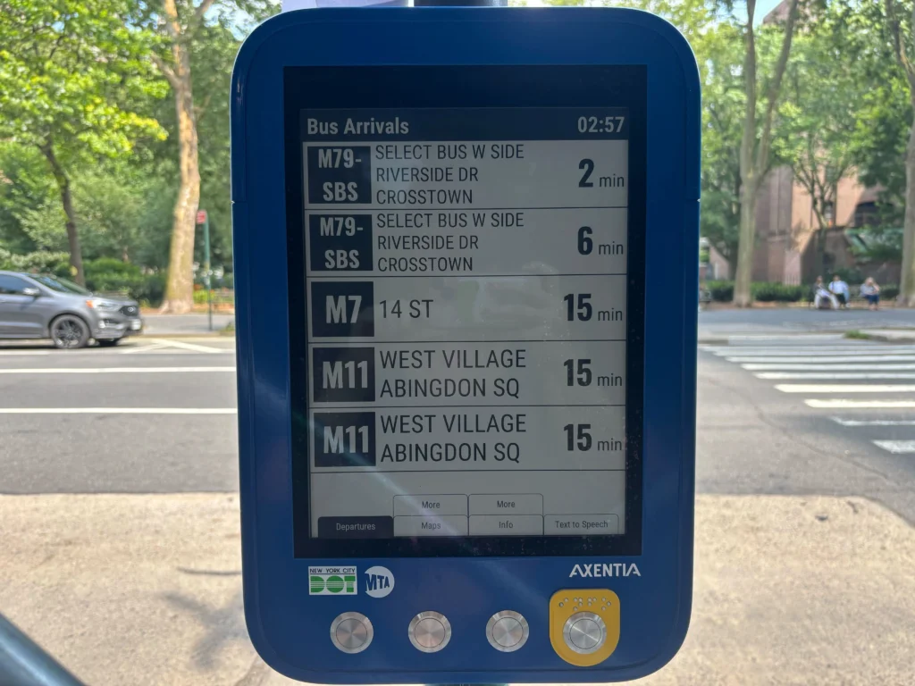 MTA Bus Digital Screen